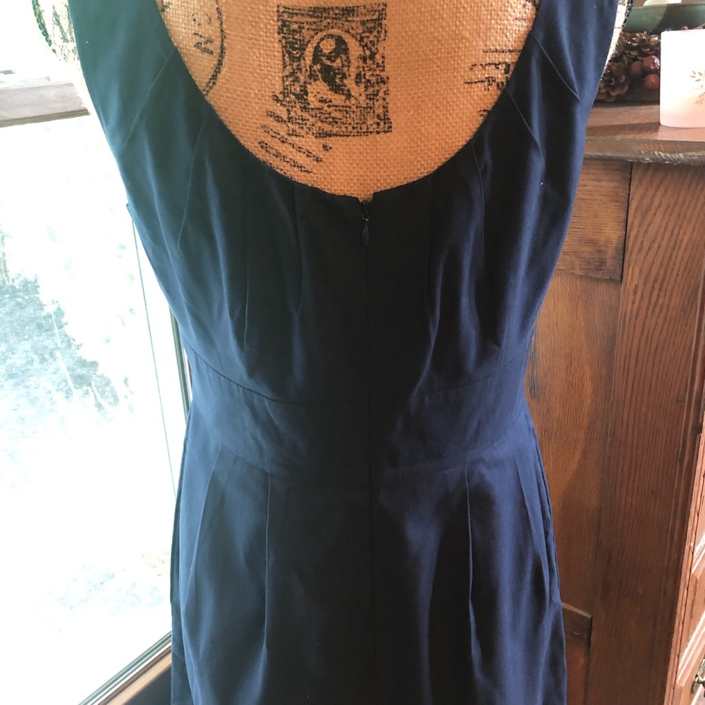 J Crew - Women’s dress.  Navy.  Size 10 - Picture 3 of 5